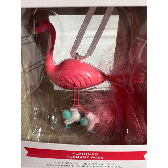 Pink Flamingo with ice skates Hallmark NEW - Picture 3 of 3